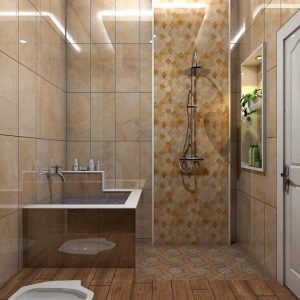 Desain Kamar Mandi Dengan Kloset Jongkok Minimalis X Meter