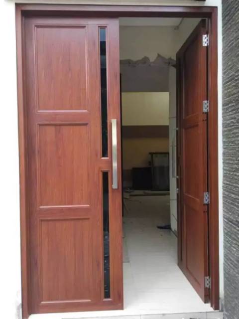 Pintu Aluminium Serat Kayu