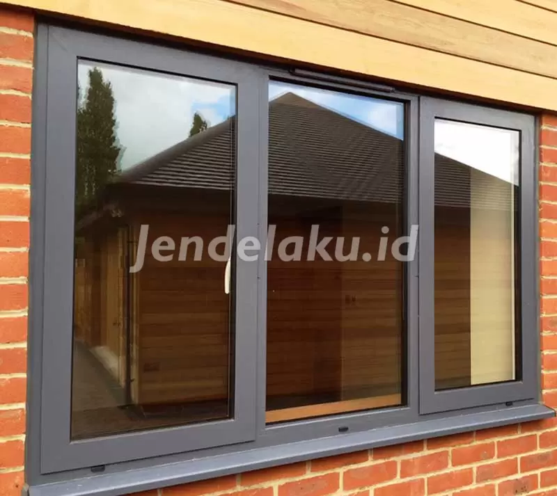 Jendela Aluminium Coklat 7