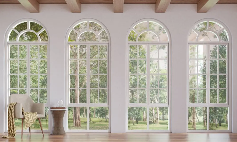 Jendela Rumah Klasik Mewah Arced Window