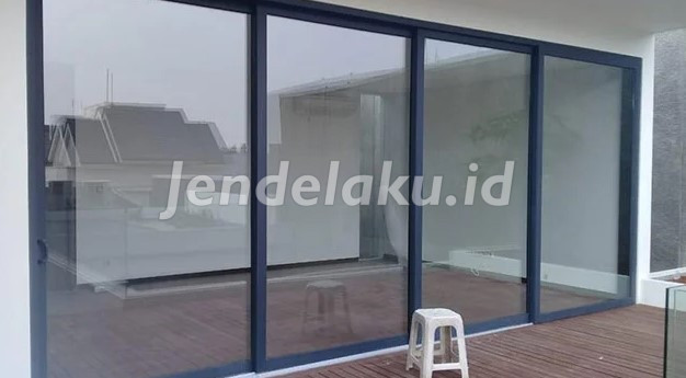 Pintu Aluminium Grey Abu Abu 5