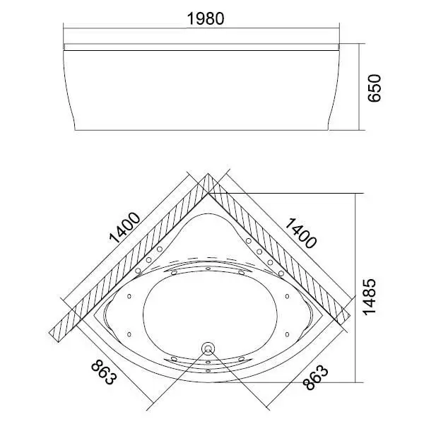 Corner Bathtub 1