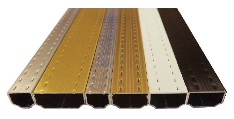 Standard Aluminium Spacer Bar Colours