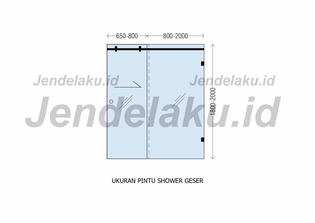 Ukuran Pintu Partisi Shower (1)