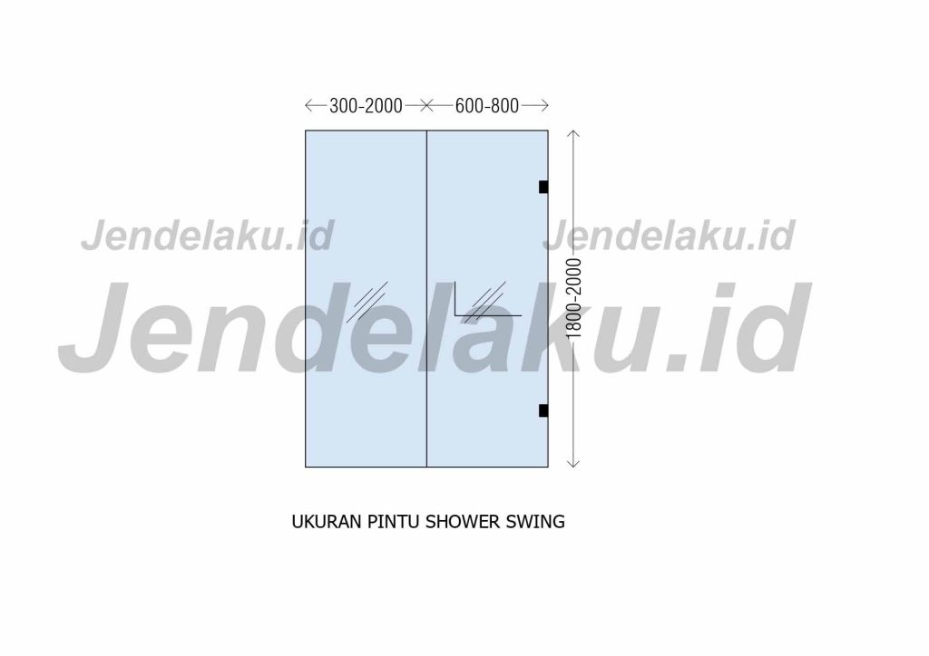 Ukuran Pintu Partisi Shower (2)