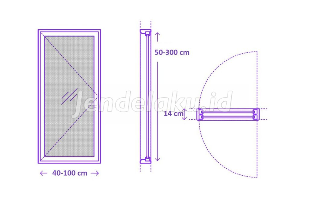 Ukuran Jendela Kawat Nyamuk