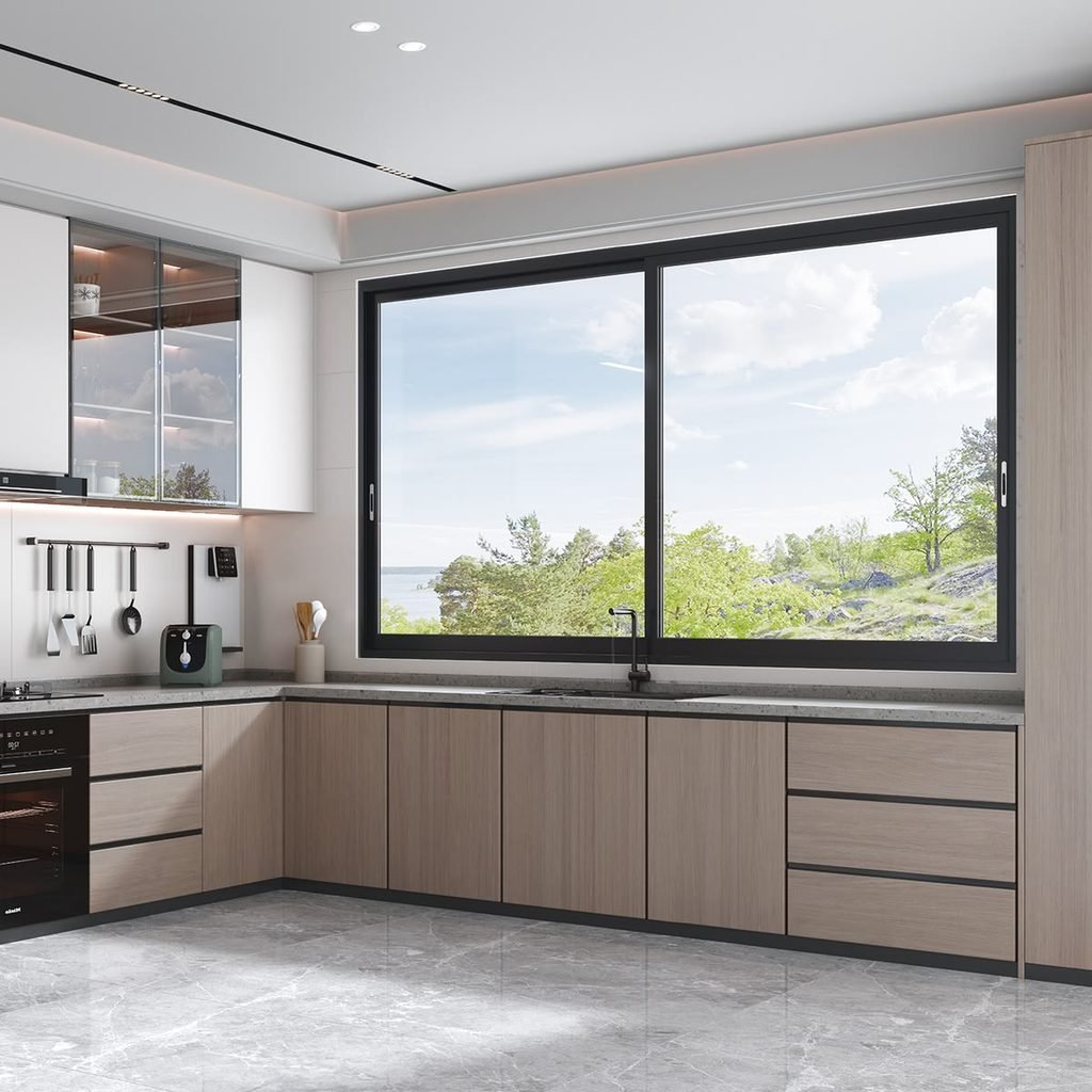 Jendela Geser Aluminium Dapur