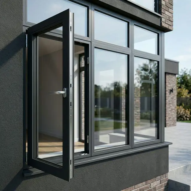 sistem bukaan jendela aluminium