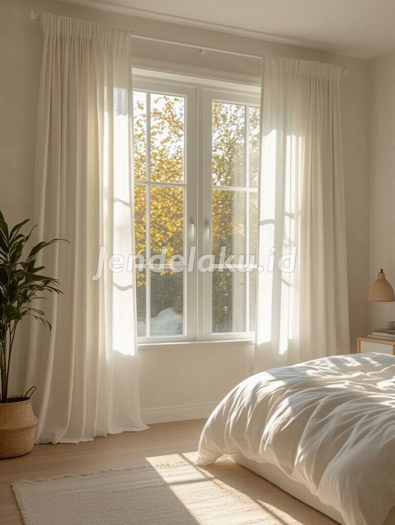 jendela kamar 2 daun minimalis